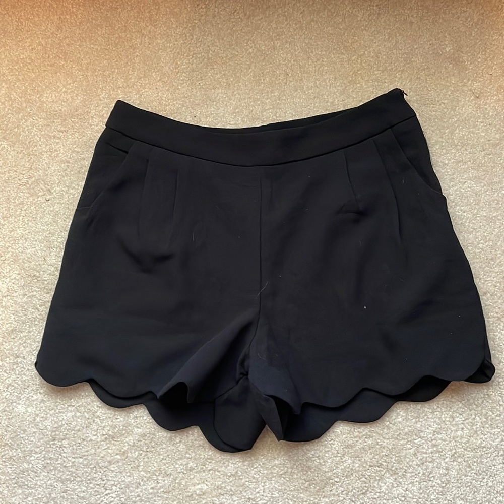 Black dress shorts